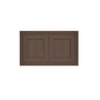 Inset Truffle Brown RTA 24-36"W x 12-24"H x 13.5"D 10-Size Double Doors Wall Cabinet