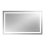 LED Front-Lighted Bathroom Mirror with Touch Dimming and Shadow Free Lighting