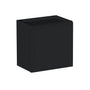 Slim Ebony Black Shaker RTA 12"/15"/18"/21"W x 18"H x 12"D Single Door Short Wall Cabinet