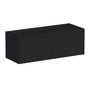 Slim Ebony Black Shaker RTA 24"-36"W x 12"-24"H x 12"D 17-Size Short Wall Cabinet with 2 Doors