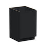 Slim Ebony Black Shaker RTA 9"/18"/21"W x 34.5"H x 24"D Full Height Door Base Cabinet with Single Door