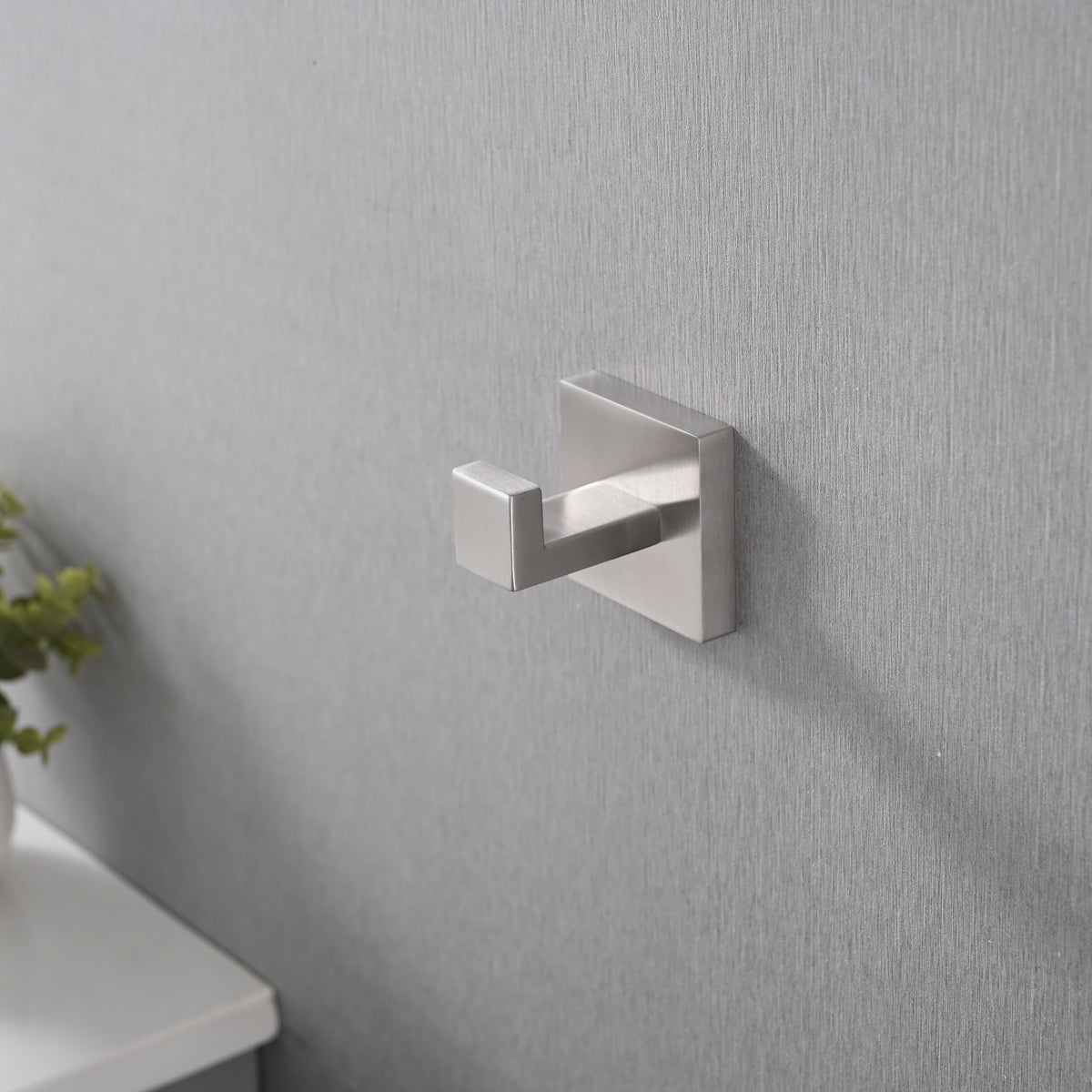 Wall-Mounted Stainless Steel Towel & Coat Hooks for Bathroom Bedroom & Kitchen
