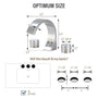 Modern Design 2-Handle Centerset Bathroom Faucet with Pop-up Drain