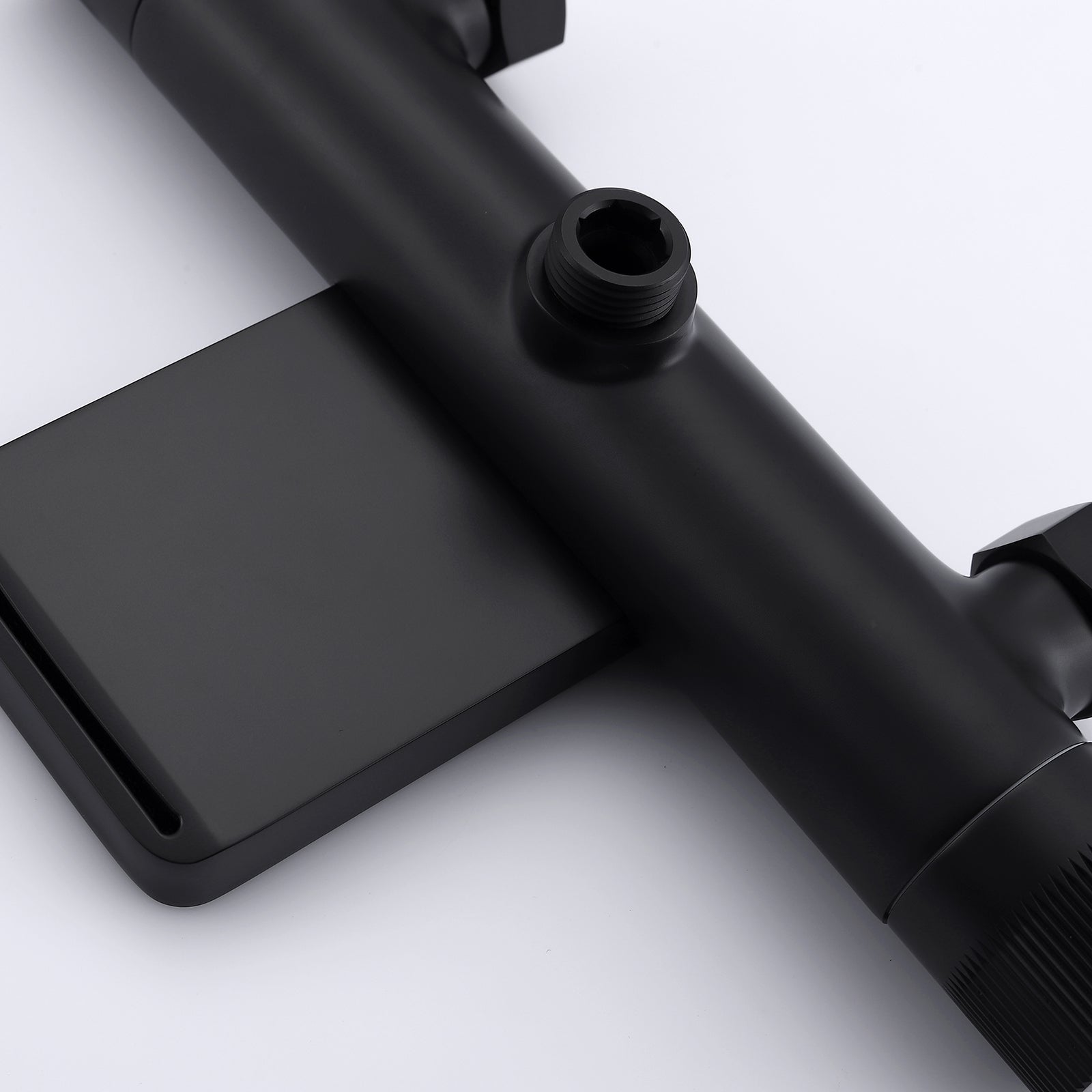 Casainc Bathtub Faucet Set with 1.5 GPM Handheld Shower and Adjustable Slide Bar (Matte Black)-CASAINC