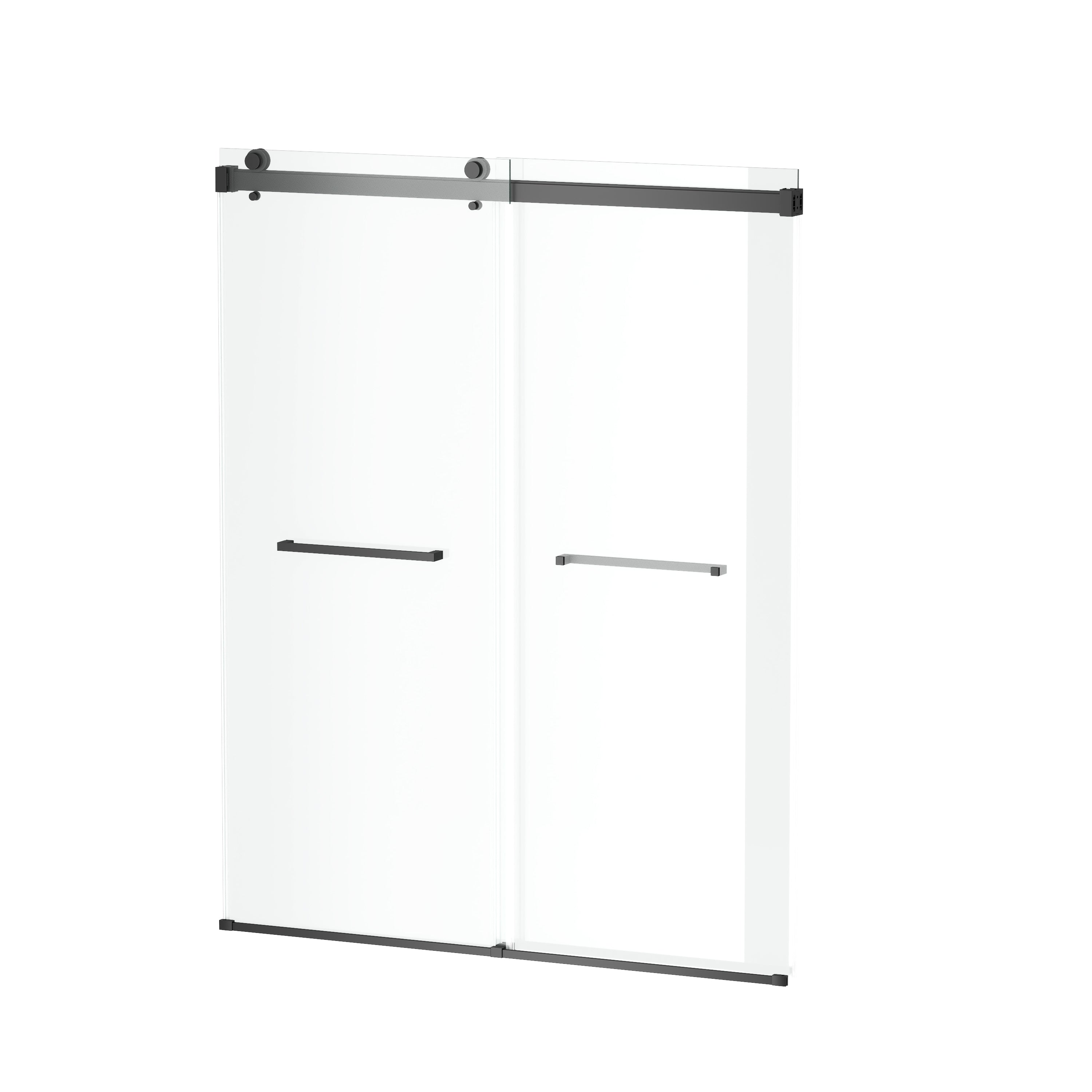 60"x75" Frameless Sliding Shower Door with 5/16" Tempered Glass