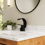 High Arc Single-Handle Waterfall Bathroom Faucet with Spotless Finish