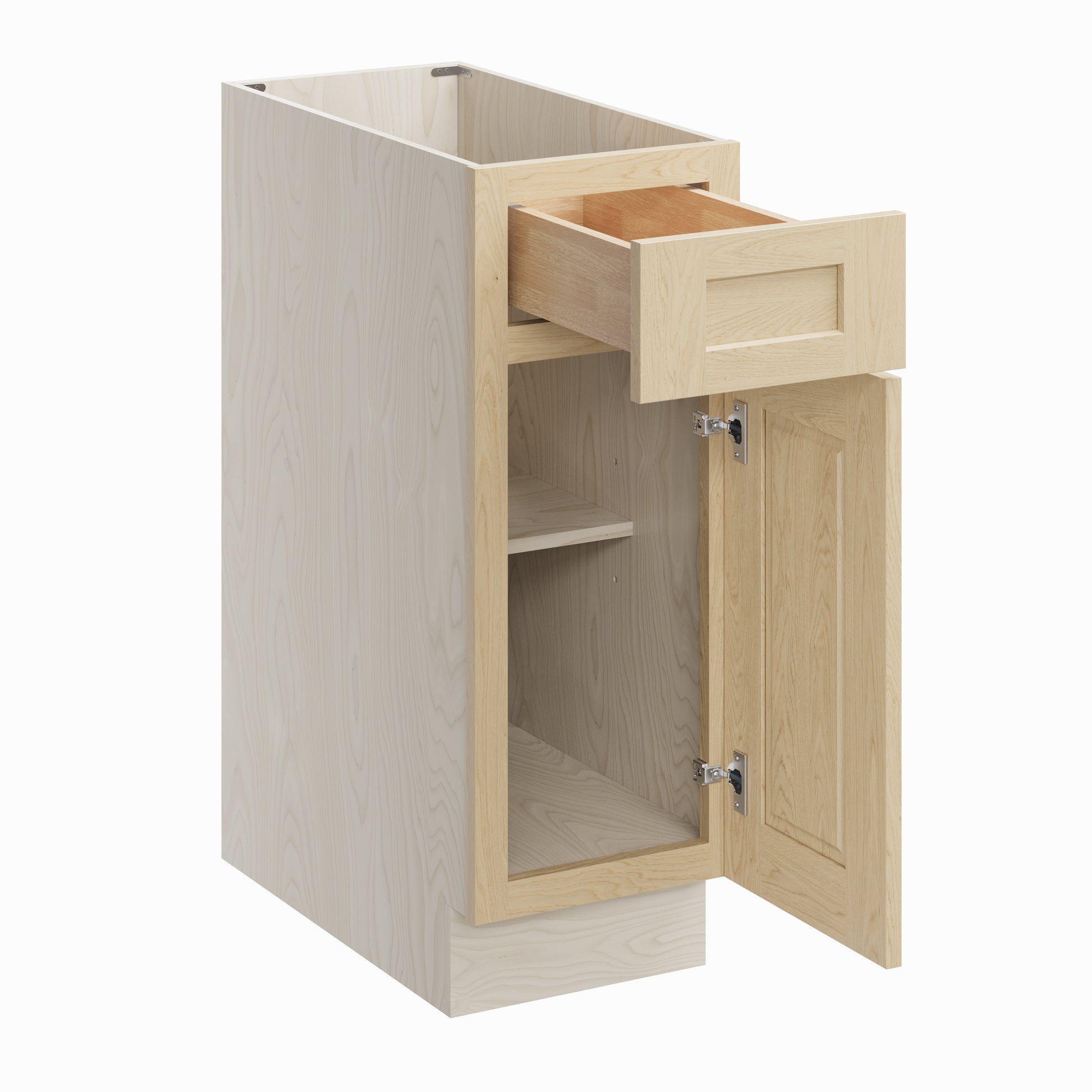 Versa Shaker RTA 12"W x 24"D x 34.5"H Base Cabinet with 1 Drawer and 1 Door