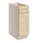 Versa Shaker RTA 12"W x 24"D x 34.5"H Base Cabinet with 1 Drawer and 1 Door