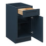 Cyber Grey RTA 18"W x 24"D x 34.5"H Base Cabinet with 1 Drawer and 1 Door
