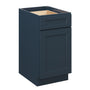 Cyber Grey RTA 18"W x 24"D x 34.5"H Base Cabinet with 1 Drawer and 1 Door