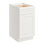 Glacier White RTA 18"W x 24"D x 34.5"H Base Cabinet with 1 Drawer and 1 Door