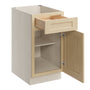 Versa Shaker RTA 18"W x 24"D x 34.5"H Base Cabinet with 1 Drawer and 1 Door