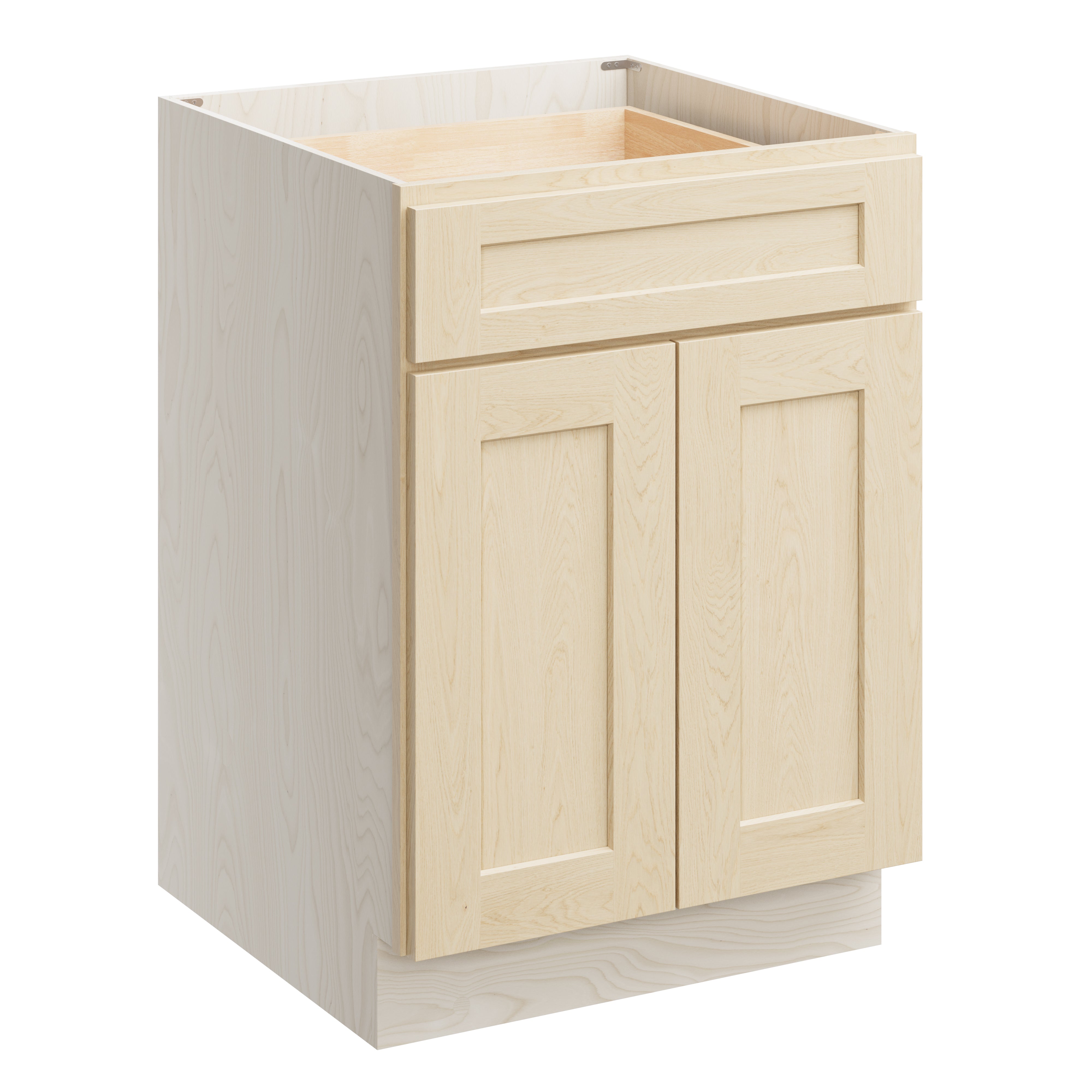 Versa Shaker RTA 24"W x 24"D x 34.5"H Base Cabinet with 1 Drawer and 2 Doors