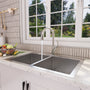 Single Handle Pull Down Kitchen Faucet with 3-Spray Modes and Deck Plate