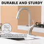 Single Handle Pull Down Kitchen Faucet with 3-Spray Modes and Deck Plate