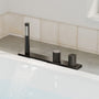 2-Handle Waterfall Roman Tub Faucet with Handheld Shower