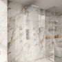 Luxury 4-Function Thermostatic Shower System with Rainfall & Body Jets