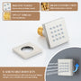 Luxury 4-Function Thermostatic Shower System with Rainfall & Body Jets