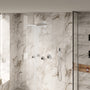 22" Wall-Mount Thermostatic Shower System with 64-Color LED & Built-In Music