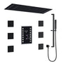 35" x 12" 6-Function Thermostatic Shower System with Digital Touch Screen & LED Lights