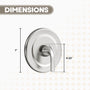 Moen-Compatible Shower Trim Kit Stainless Steel Shower Panel & Alloy Lever