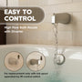 Stainless Steel Lift-Rod Tub Spout Replacement Compatible with Moen