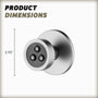 360° Adjustable Body Jet with Twirling Deep Massage Outlet