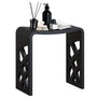 Chic Solid Surface Stone Bathroom Bench with Lattice Carved Legs