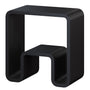 Solid Surface Freestanding Shower Stool with Wide Legs & Dual-Layer Design