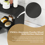 Solid Surface Freestanding Shower Stool with Wide Legs & Dual-Layer Design
