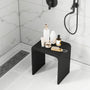 Solid Surface Bathroom Shower Stool with 1.77" Thickened Seat