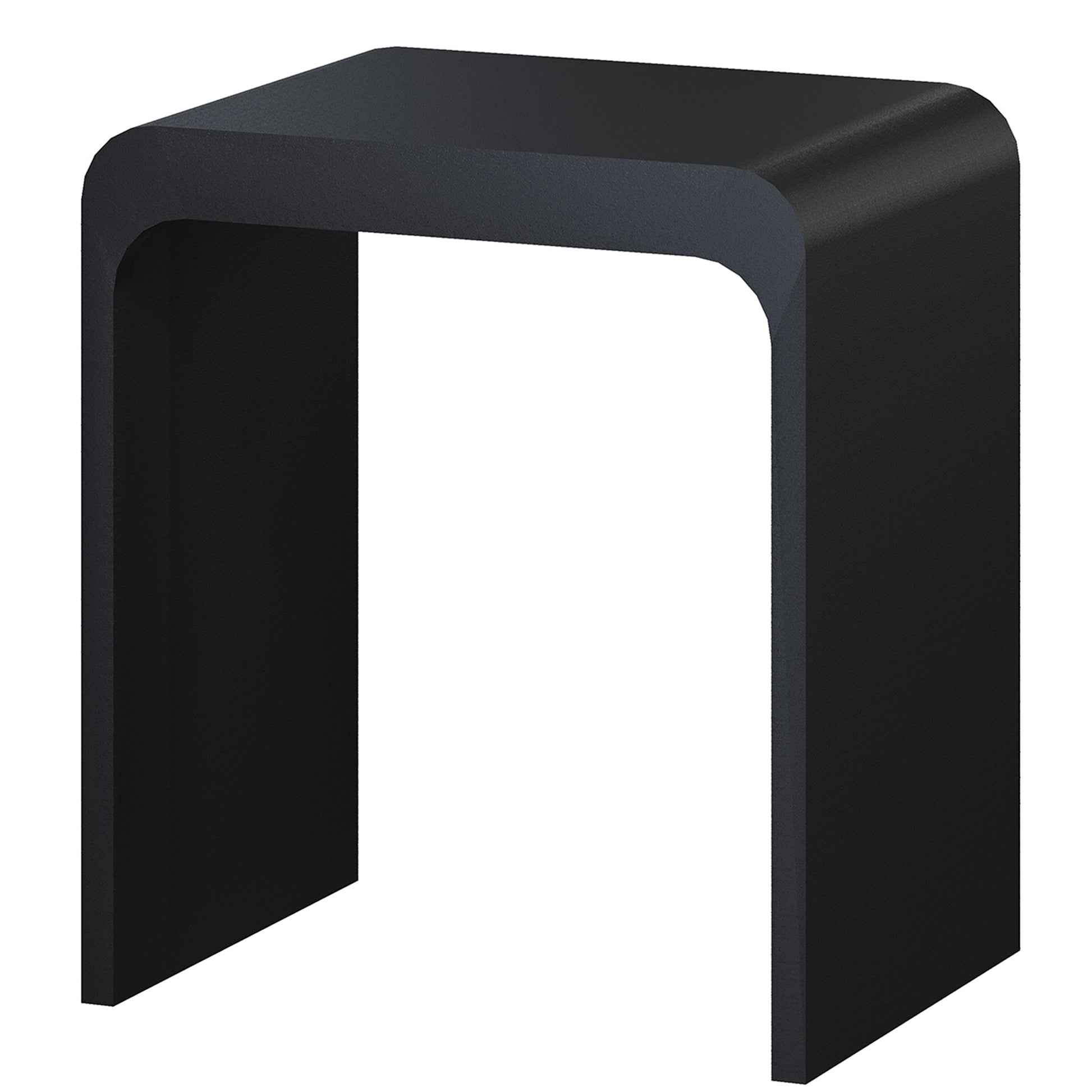 Solid Surface Bathroom Shower Stool with 1.77" Thickened Seat