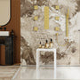 Solid Surface Bathroom Shower Stool with 1.77" Thickened Seat