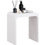 Solid Surface Bathroom Shower Stool with 1.77" Thickened Seat