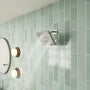 7-Function Replacement Shower Head with Shower Arm & Flange