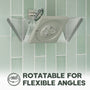 7-Function Replacement Shower Head with Shower Arm & Flange