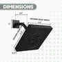 7-Function Replacement Shower Head with Shower Arm & Flange