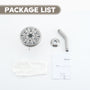 5-inch 10-Function Replacement Shower Head with Arm & Flange