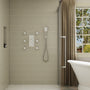 3-Function Handheld Shower Head with Rain & Massage Spray