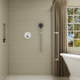 3-Function Handheld Shower Head with Rain & Massage Spray