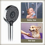 3-Function Handheld Shower Head with Rain & Massage Spray