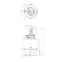 40mm Pressure Balance Cartridge for Casainc Shower System Cartridge Replacement