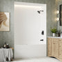 V-Shaped Herringbone SMC Shower Wall Panels with Waterproof & Easy Install