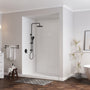 48"x32" SMC Shower Base with Anti-Slip Textured Floor & Easy Install