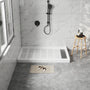 48"x32" SMC Shower Base with Anti-Slip Textured Floor & Easy Install