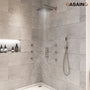 12'' Thermostatic Luxury Rainfall Shower System With 6 Body Jets