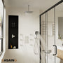 12'' Shower System With 3-Function Shower Head & 6 Body Jets