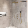 12'' Shower System With 3-Function Shower Head & 6 Body Jets