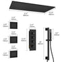 32" x 16" 3-Function Thermostatic Shower System with Body Jets