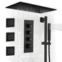 32" x 16" 3-Function Thermostatic Shower System with Body Jets